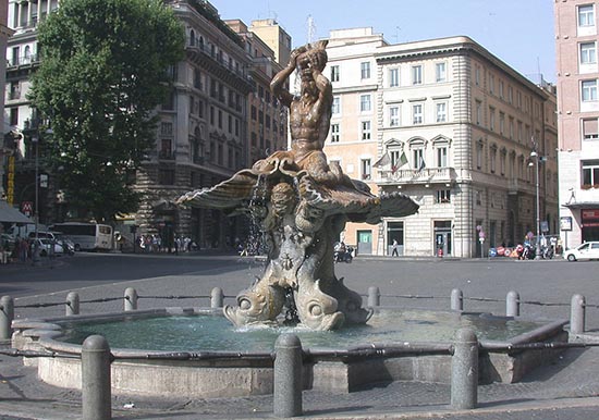 Bernini, Fontana del Tritone.
