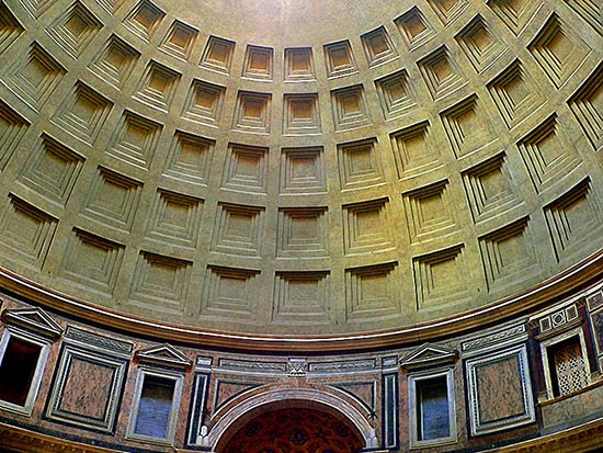Pantheon - Inside detail