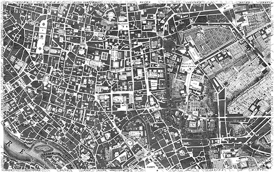 The New Plan of Rome by Giambattista Nolli, 1748.