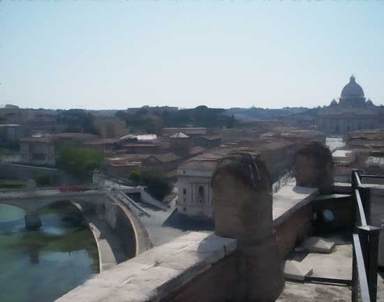 Vista su Roma 